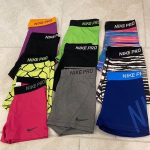 Nike pro shorts 10 pairs, SOLD SOLD SOLD